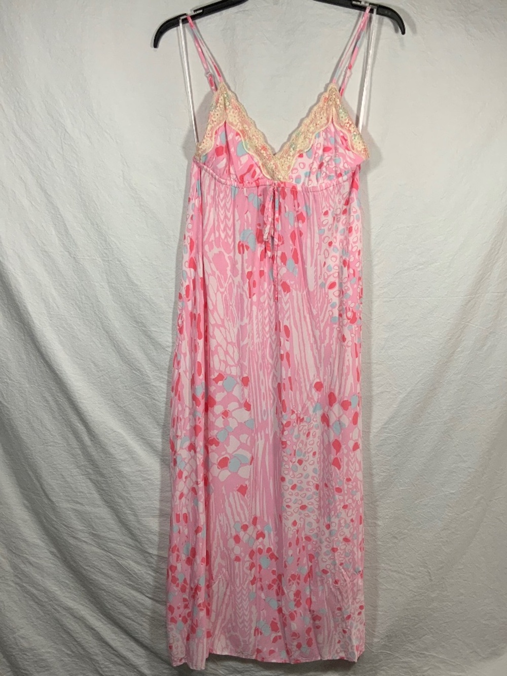 Lani Pink Summer Maxi Dress - Size Small